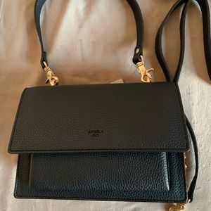 Angela Roi Black Vegan Leather Satchel